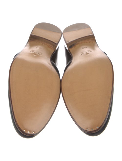 Gucci Horsebit Accent Leather Dress Loafers