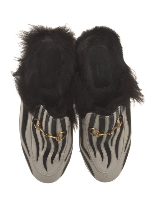 Gucci Horsebit Accent Leather Mules