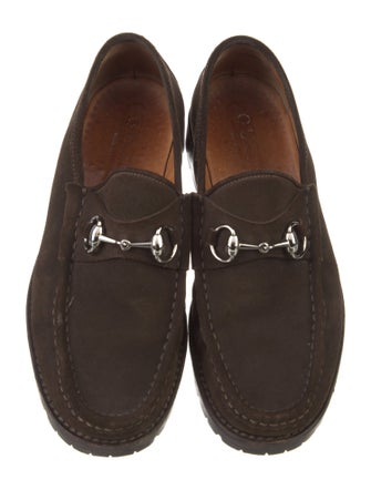 Gucci Suede Dress Loafers