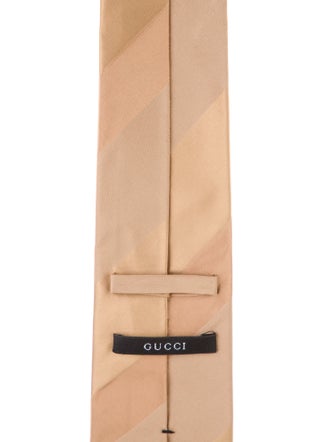 Gucci Neutral Pattern SIlk Tie