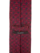 Gucci Red Pattern Silk Tie