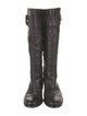 Gucci Hasler Horsebit Accent Leather Riding Boots