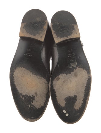 Gucci Hasler Horsebit Accent Leather Riding Boots