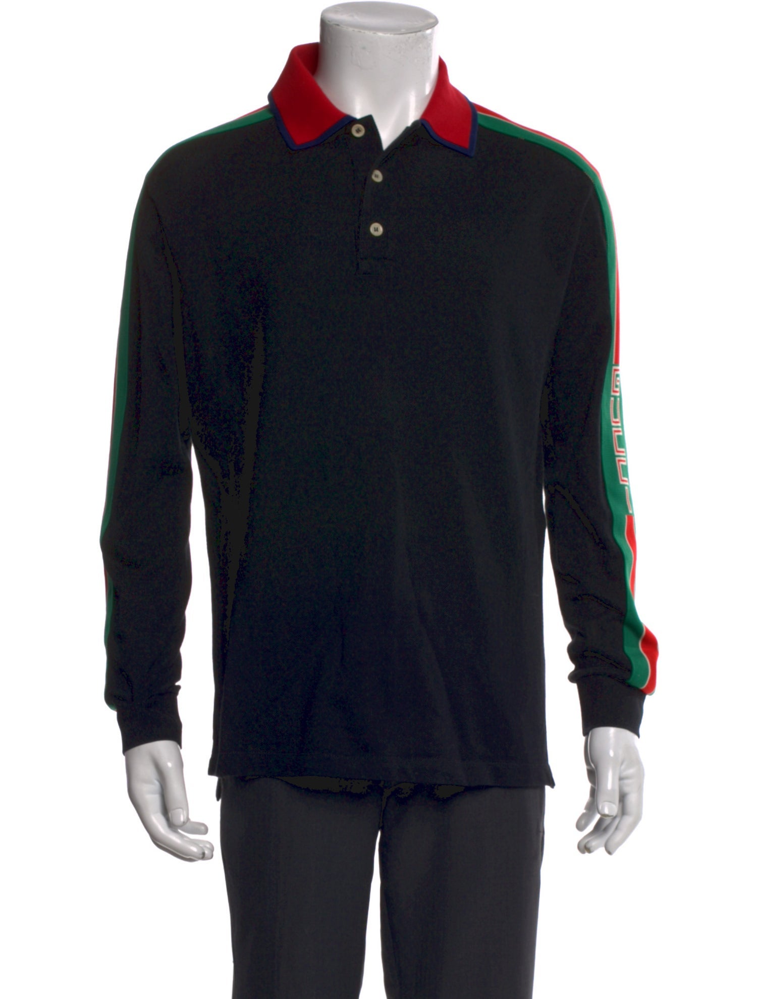 Gucci 2019 Web Accent Polo Shirt