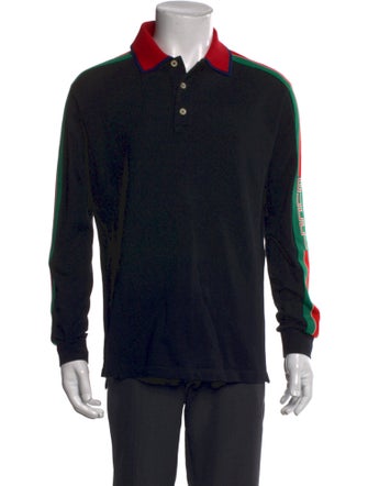 Gucci 2019 Web Accent Polo Shirt