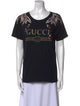 Gucci Graphic Print Scoop Neck T-Shirt