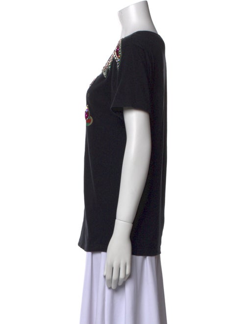 Gucci Graphic Print Scoop Neck T-Shirt