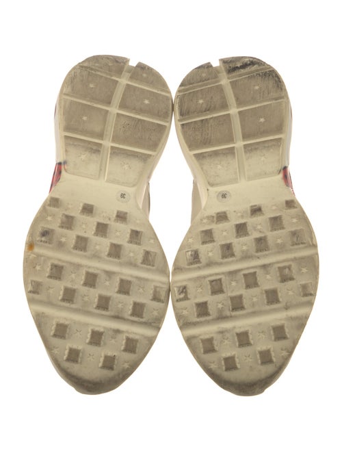 Gucci Leather Graphic Print Chunky Sneakers