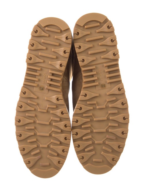 Gucci Running GG Logo Suede Boots