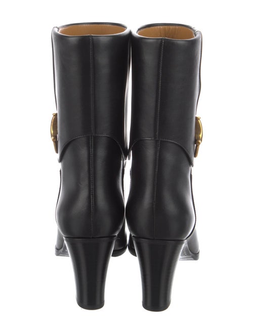 Gucci Hasler Horsebit Accent Leather Boots