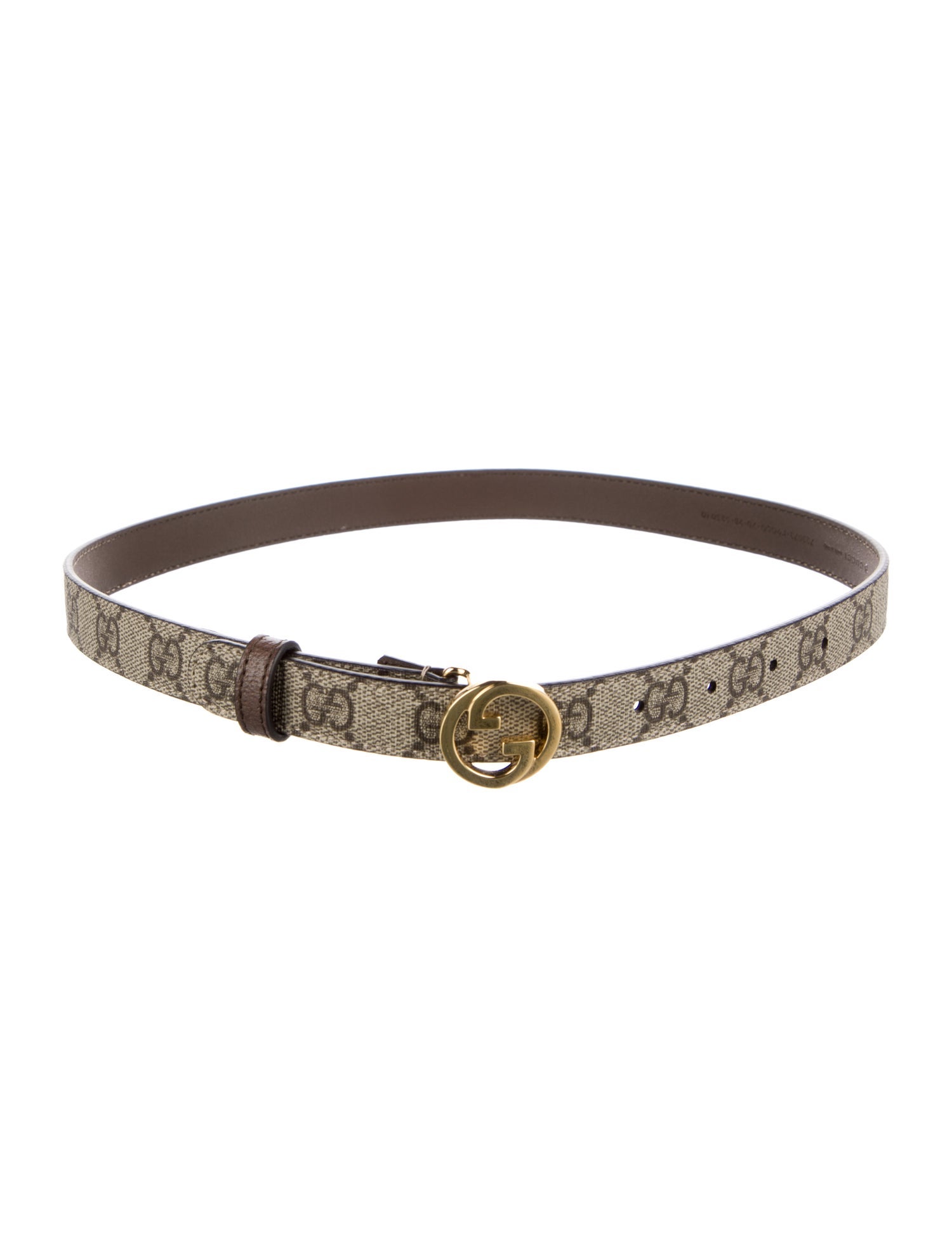 Gucci Interlocking G Logo Skinny Belt Kit