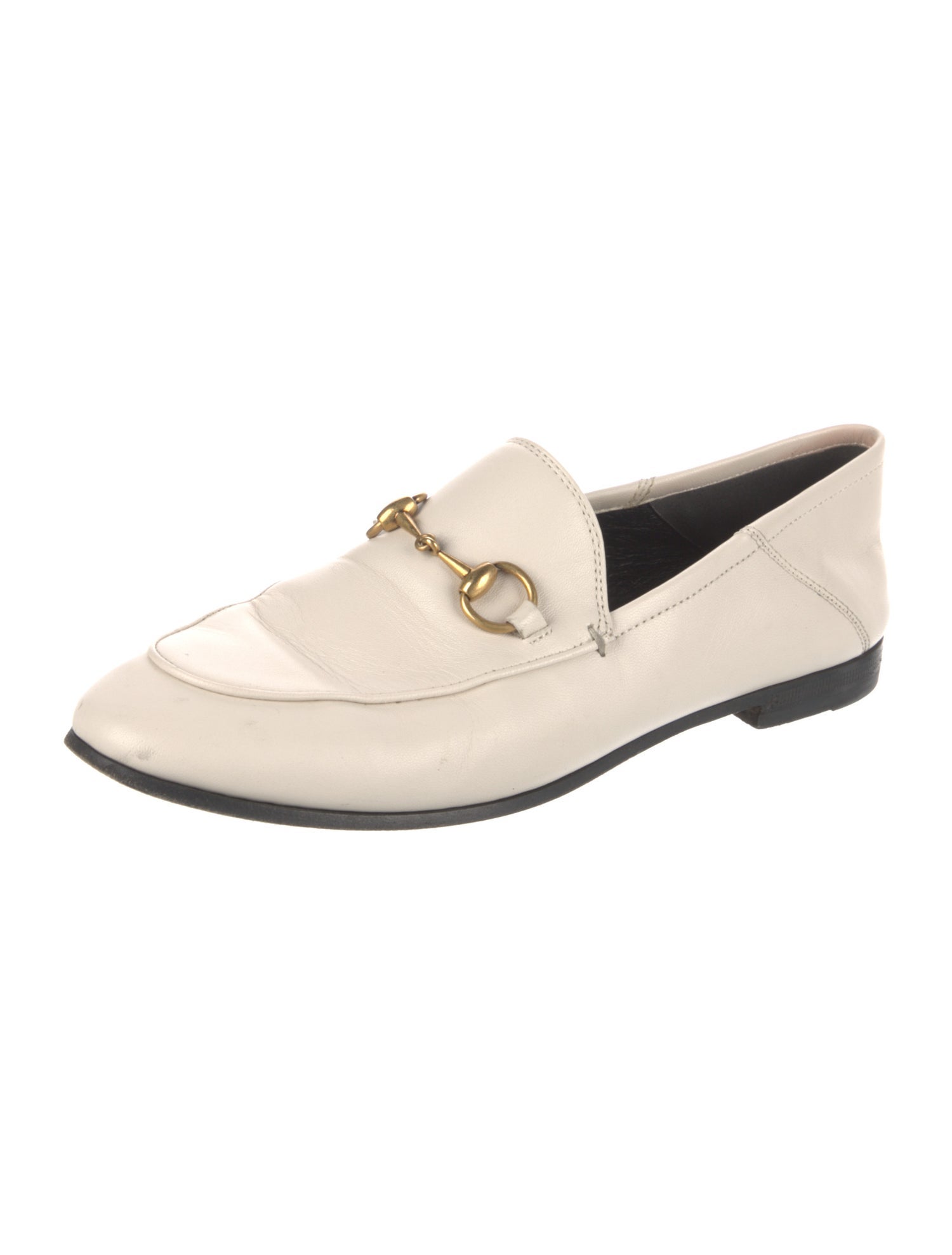 Gucci Horsebit Accent Leather Loafers