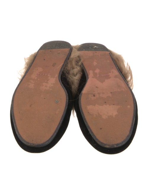 Gucci Horsebit Accent Velvet Mules