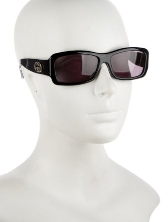 Gucci Interlocking G Logo Square Sunglasses