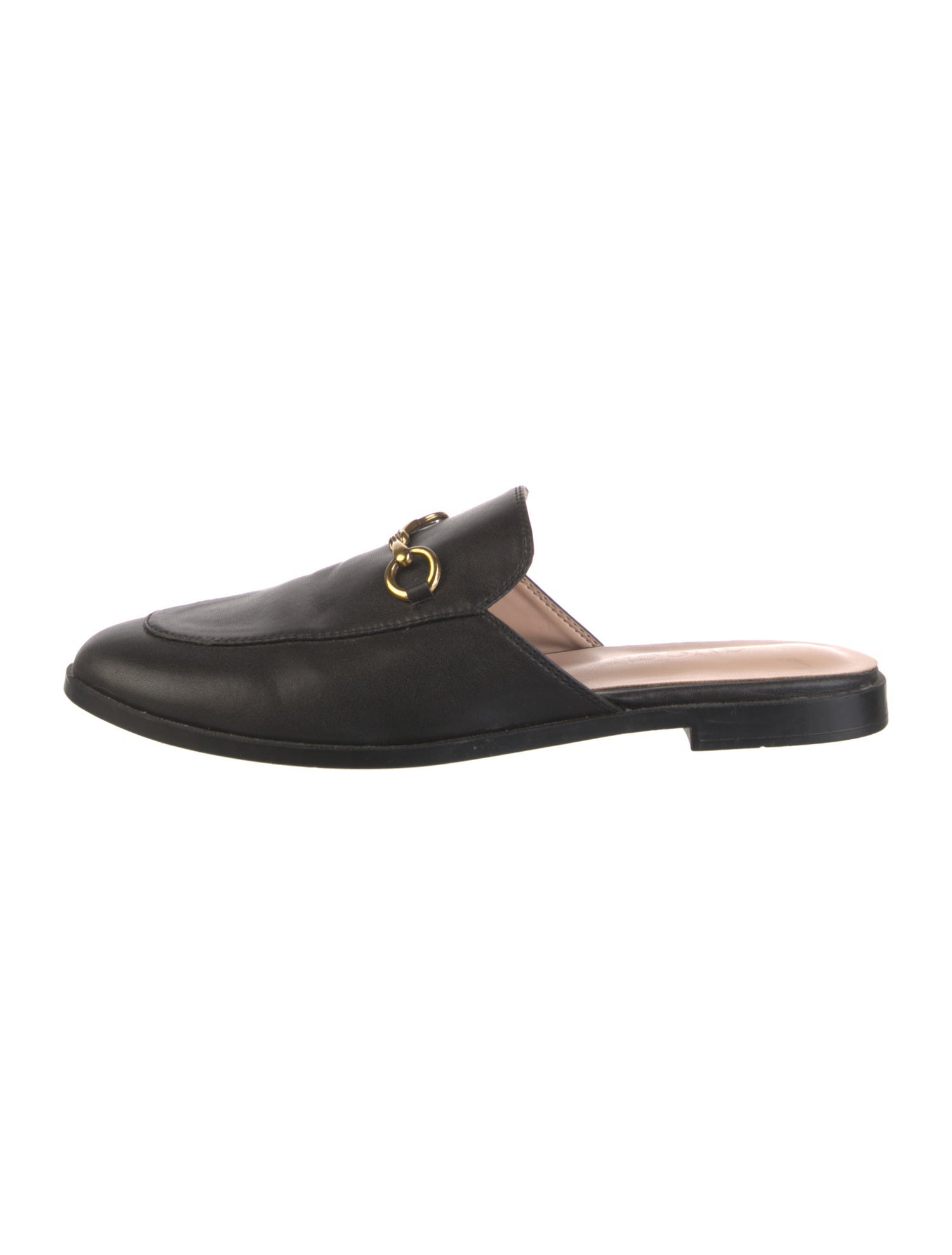 Gucci Horsebit Accent Leather Mules