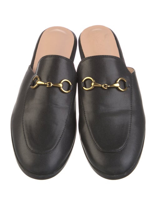 Gucci Horsebit Accent Leather Mules
