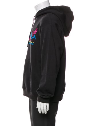 Gucci Graphic Print Crew Neck Hoodie