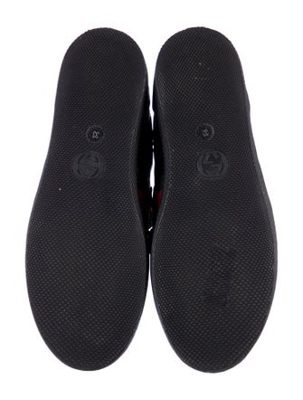 Gucci Toddler Boys' Logo print Web Accent Low-Top Leather Sneakers