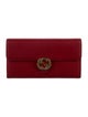Gucci Interlocking G Logo Leather Continental Wallet
