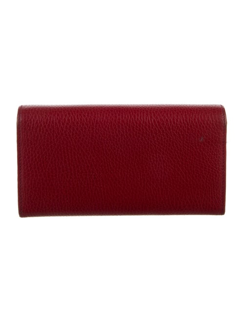 Gucci Interlocking G Logo Leather Continental Wallet
