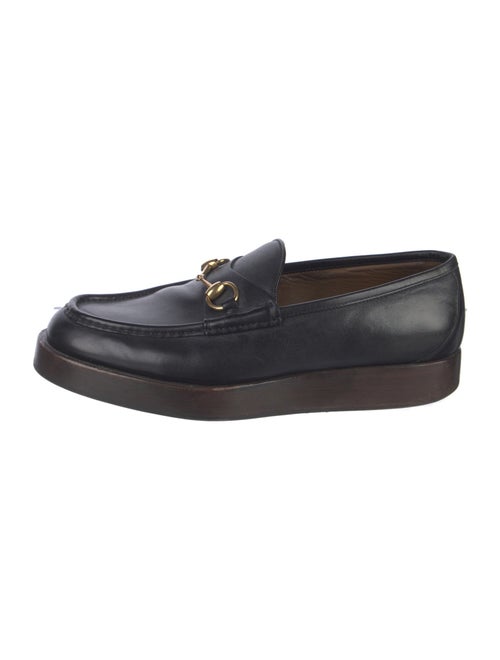 Gucci Horsebit Accent Leather Dress Loafers
