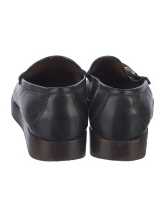 Gucci Horsebit Accent Leather Dress Loafers