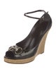 Gucci Horsebit Accent Patent Leather Pumps