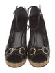 Gucci Horsebit Accent Patent Leather Pumps