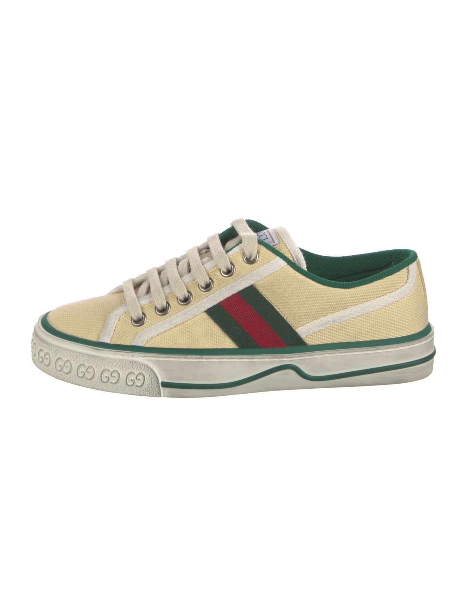 Gucci 1977 GG Logo Canvas Sneakers