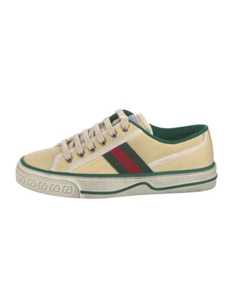 Gucci 1977 GG Logo Canvas Sneakers
