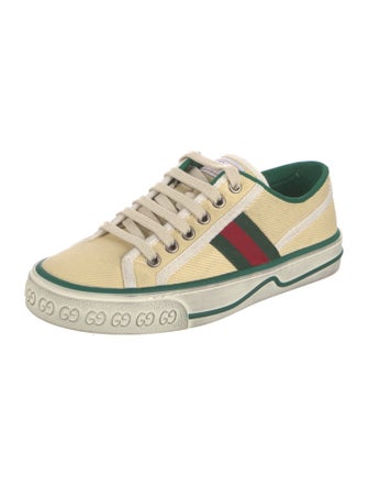 Gucci 1977 GG Logo Canvas Sneakers