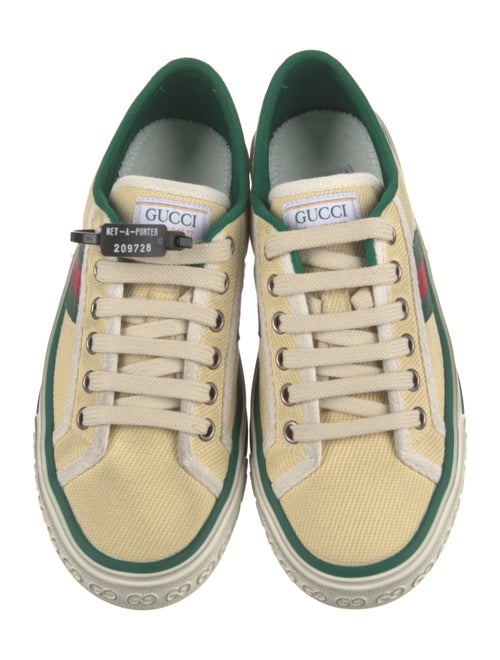 Gucci 1977 GG Logo Canvas Sneakers