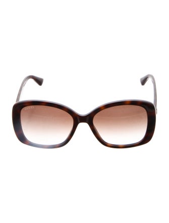 Gucci Interlocking G Logo Oversize Sunglasses