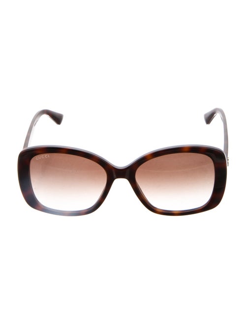 Gucci Interlocking G Logo Oversize Sunglasses