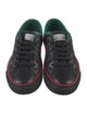 Gucci Web Accent Leather Sneakers