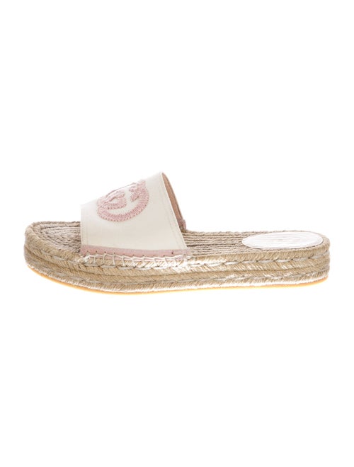 Gucci Interlocking G Logo Canvas Espadrilles