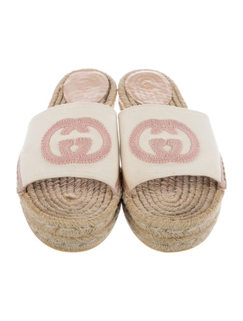 Gucci Interlocking G Logo Canvas Espadrilles