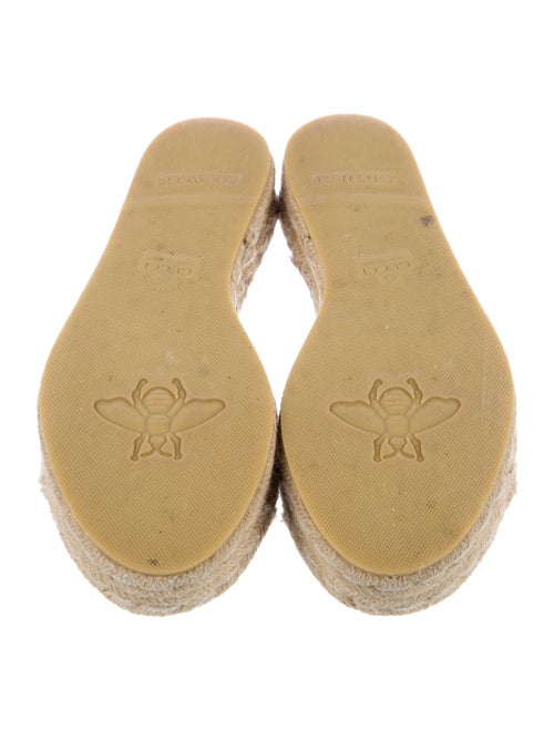 Gucci Interlocking G Logo Canvas Espadrilles