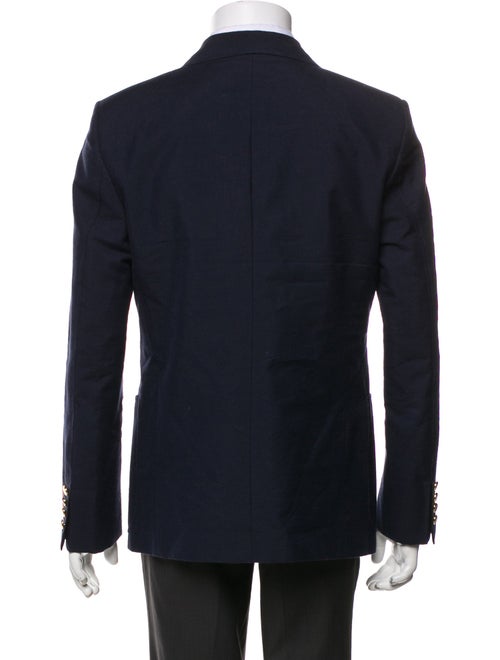 Gucci Signature Logo Embroidered Accent Blazer