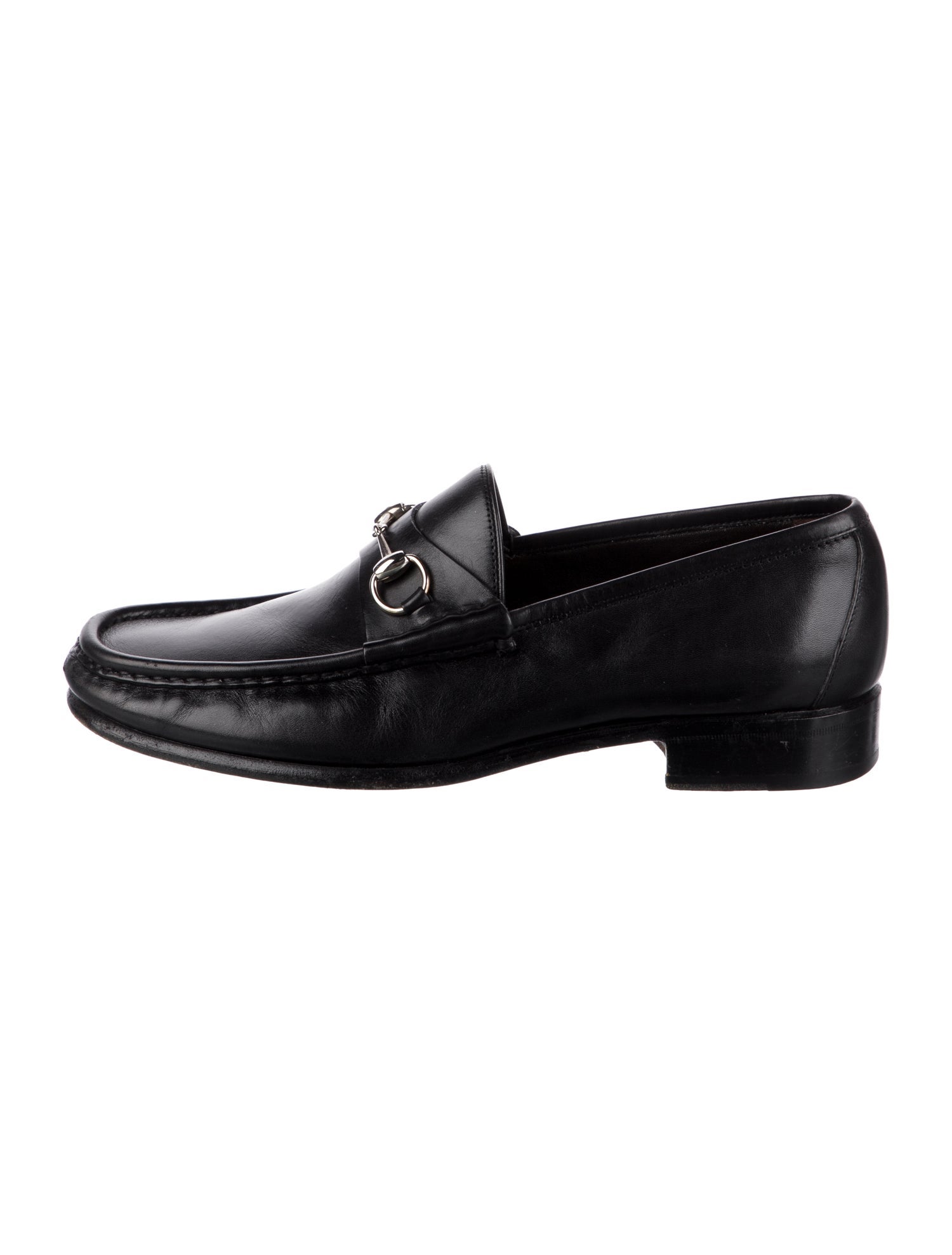 Gucci Vintage Horsebit Accent Dress Loafers
