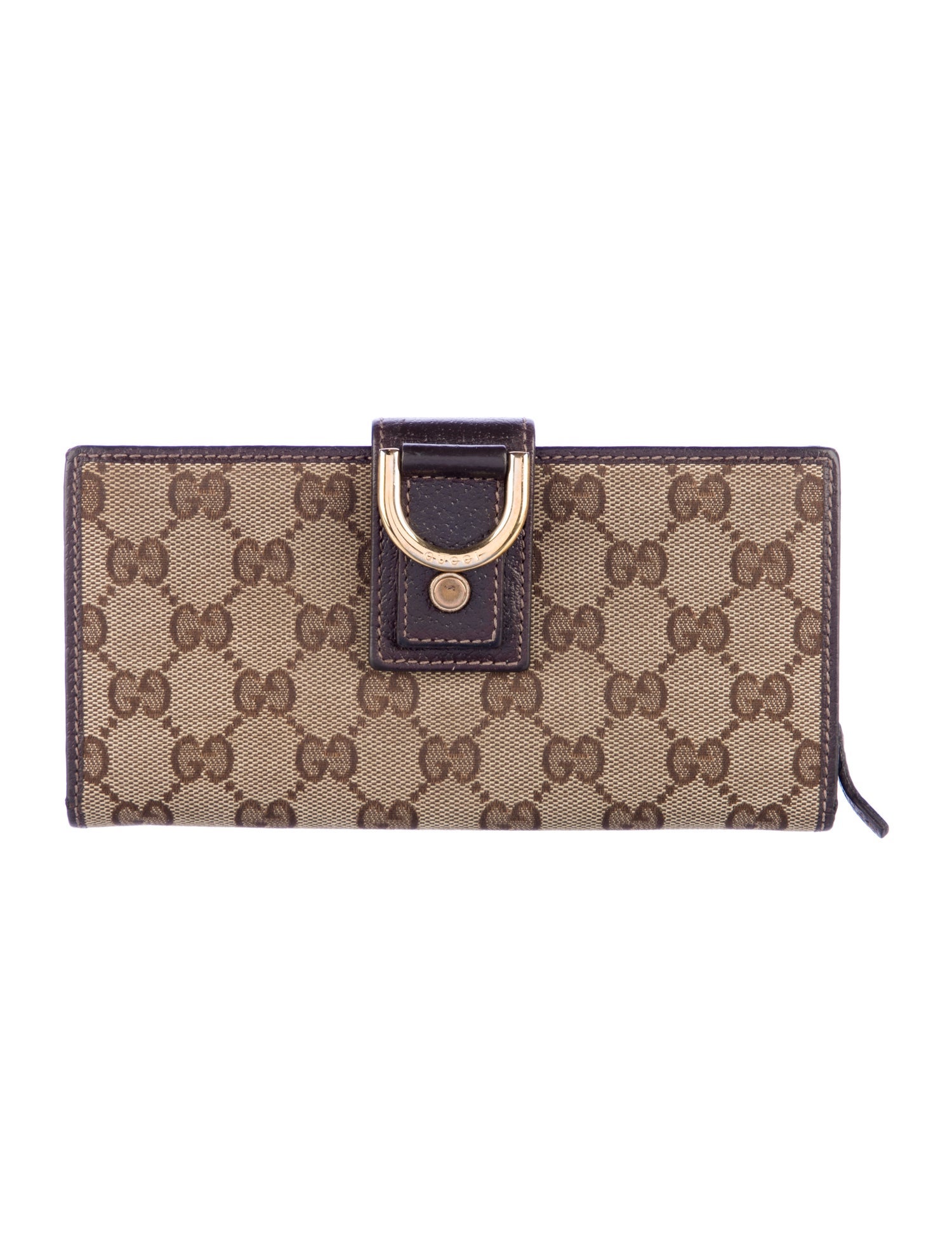 Gucci GG Canvas Canvas Continental Wallet