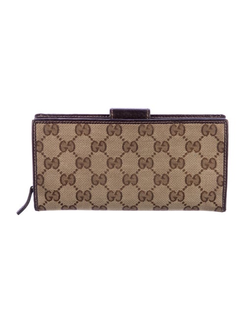 Gucci GG Canvas Canvas Continental Wallet
