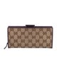 Gucci GG Canvas Canvas Continental Wallet