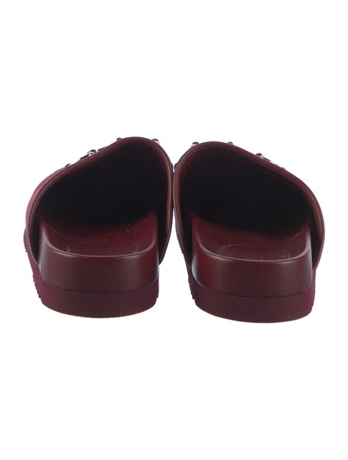 Gucci Horsebit Accent Canvas Mules