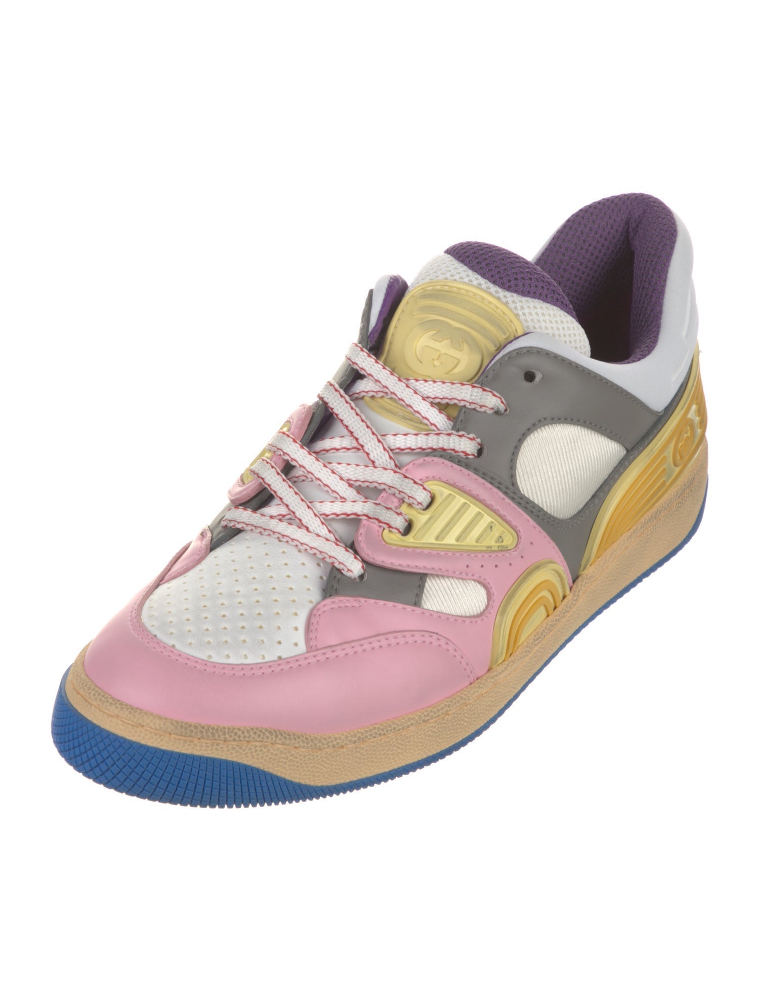 Gucci Interlocking G Logo Leather Sneakers