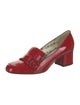 Gucci Running GG Logo Patent Leather Pumps