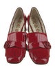 Gucci Running GG Logo Patent Leather Pumps