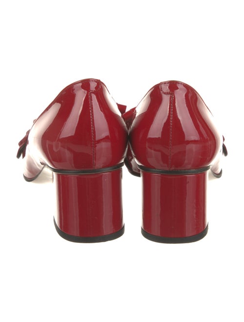 Gucci Running GG Logo Patent Leather Pumps