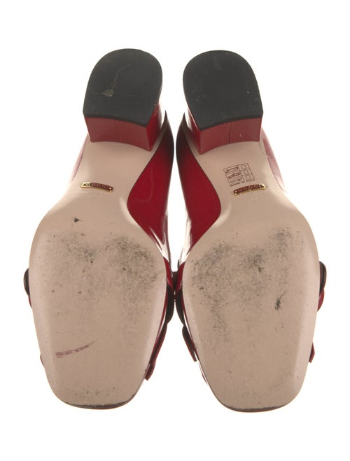 Gucci Running GG Logo Patent Leather Pumps