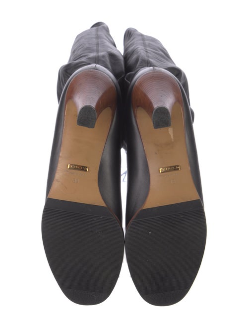 Gucci Leather Lace-Up Boots